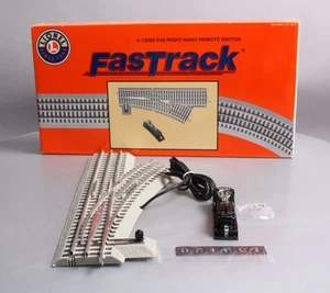 Lionel 6-12066 O Gauge O48 Right Hand Remote-Control 30° FasTrack Switch Turnout - Picture 1 of 11