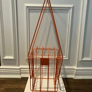 Vintage orange Metalldraht Tennisball Hopper Caddy Abhol-/Abholkorb - Bild 1 von 12