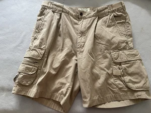 ORVIS MENS ADJUSTABLE WAIST CARGO HIKING SHORTS Sz 34 MULTIPLE POCKETS - Picture 1 of 6