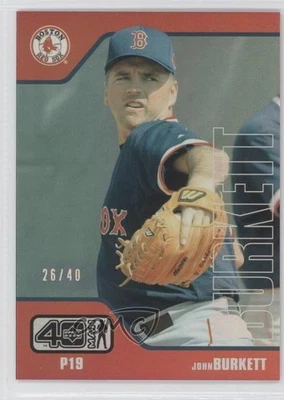 2002 Upper Deck 40 Man Electric Rainbow /40 John Burkett #276 - Image 1 of 2