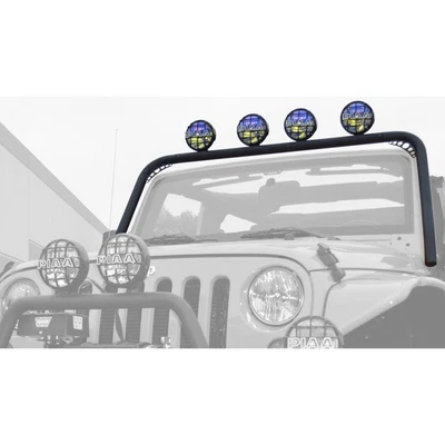 For Jeep Wrangler 07-14 4-Tab Windshield Frame Light Bar for 4 Lights Foto 1 de 3