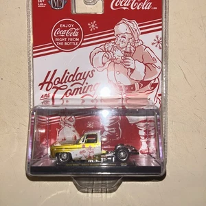 2025 M2 Machines Coke Christmas Gold 1976 GMC SIERRA GRANDE 15 CUSTOM SquareBody - Picture 1 of 5