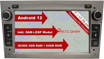 AO7 Android 12 Autoradio mit navi Qualcomm 665 4G+64G Ersatz für Opel - Bild 1 von 4