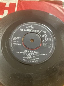 1963 BURL IVES 7" 45 - UGLY BUG BALL / ON THE FRONT PORCH - HMV RECORDS POP 1178 - Picture 1 of 1