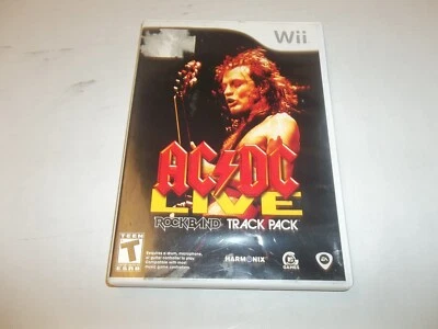AC/DC Live: Rock Band Track Pack (Nintendo Wii, 2008) Complete W/ Manual - Image 1 of 3