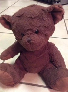 Vintage Goffa Teddy Bear Chocolate Brown 10 Inches Tall - Picture 1 of 4