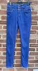 New Look Women's Blue HIGH WAIST Skinny Jean Trousers Size 10 / 38
