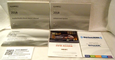 2018 GMC Acadia/Acadia Denali Owners Manual FAST SHIP - Image 1 of 4
