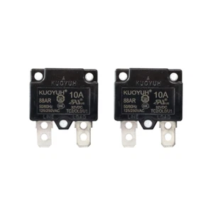 KUOYUH Interruttore automatico 88AR serie 10A 125/250VAC 32VDC-50VDC 50/60Hz (2pz) - Foto 1 di 1