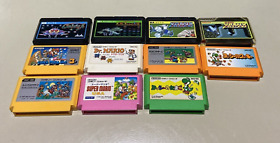 Lote de cartuchos de juegos japoneses de Nintendo Famicom FC japonés NES