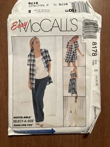 McCalls - 8178 - Misses’ Dress or Top - Pants or Shorts - Jacket - Size 14,16,18 - Picture 1 of 3