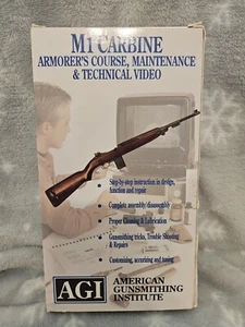 M1 Carbine Armorers Course Maintenance And Tech VHS Video AGI American Gunsmith - Picture 1 of 6