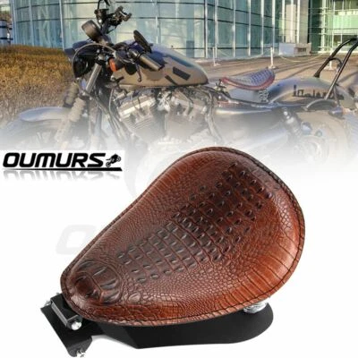 Motorcycle Solo Seat Springs For Harley Heritage Springer Softail Bobber Chopper - Image 1 of 4