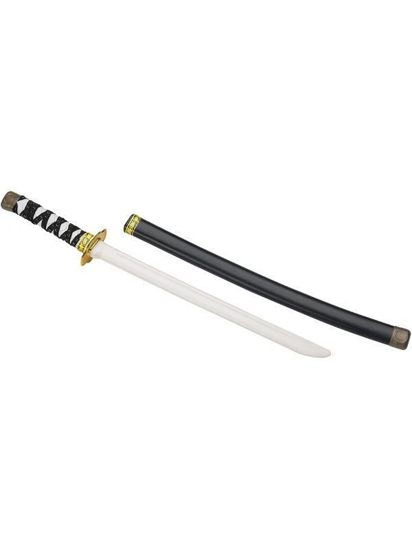 Ninja Warrior Sword - Black Plastic Handheld Prop - 40355 - Image 1 of 1