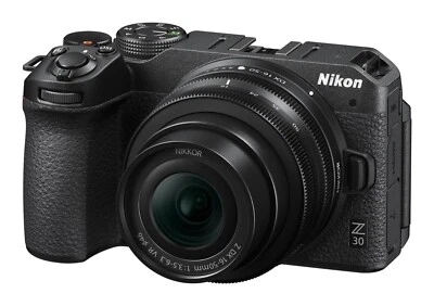 NIKON Z 30 DX 16-50 VR 20.9 MP Systemkamera Kit 16-50 mm Objektiv 4K Filmen - Bild 1 von 4