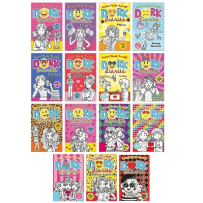 Dork Diaries 15 Book Collection Set Rachel Renée Russell (FREE P+P) NEW - Image 1 of 4