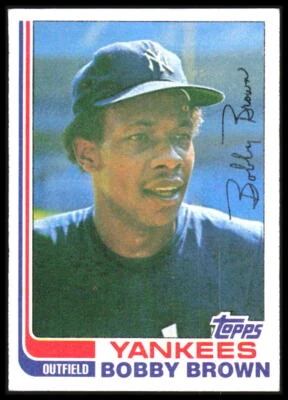 1982 Topps Bobby Brown #791 New York Yankees 5I - Image 1 of 2