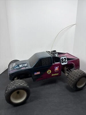 Vintage Team Associated RC10T Stadium Truck DUSTER W/ NOVAK PARTS ETC LOOK! - Image 1 of 4