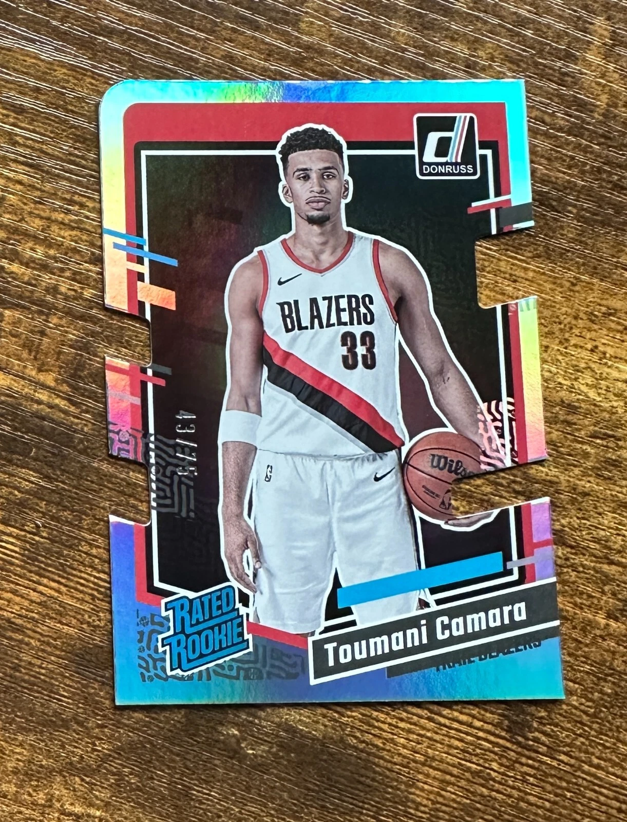 2023-24 Donruss Press Proof Silver Die-Cut #245 Toumani Camara /75 RC #X9136