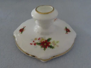 Royal Albert Poinsettia Round Candlestick - MIB - Picture 1 of 5