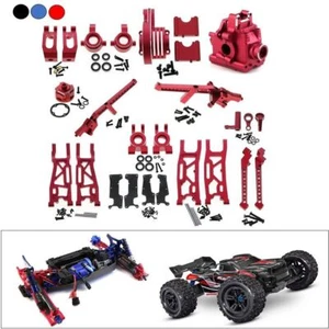 For TRAXXAS 1/8 SLEDGE 4WD RC Metal Steering Knuckle Gearbox Arm Suspension Kit  - Picture 1 of 38