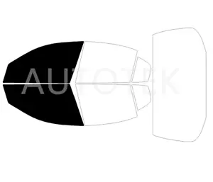 PreCut Front Two Door Windows Any Tint Shade % For ALFA ROMEO Giulia 2017-2023 - Foto 1 di 7