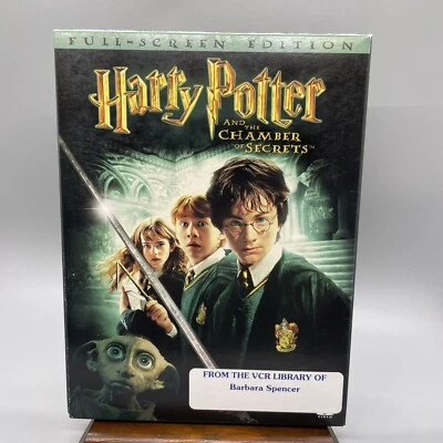 Harry Potter and the Chamber of Secrets (DVD, 2003, 2-Disc Set, Fullscreen) - Image 1 of 4