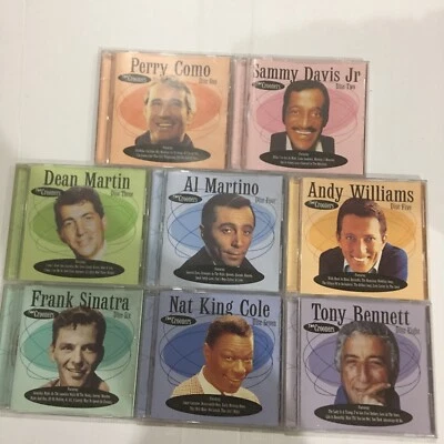 The Crooners 8 CDs Como Davis Jr Martin Martino Williams Sinatra King Cole - Image 1 of 4