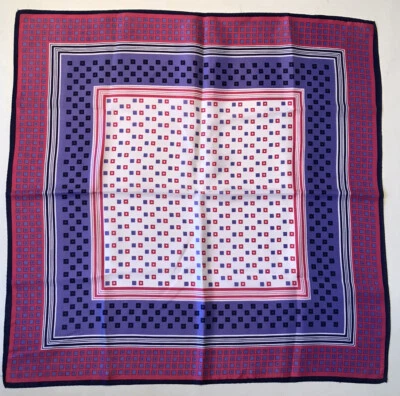 Bufanda vintage colorida cubos Foto 1 de 4