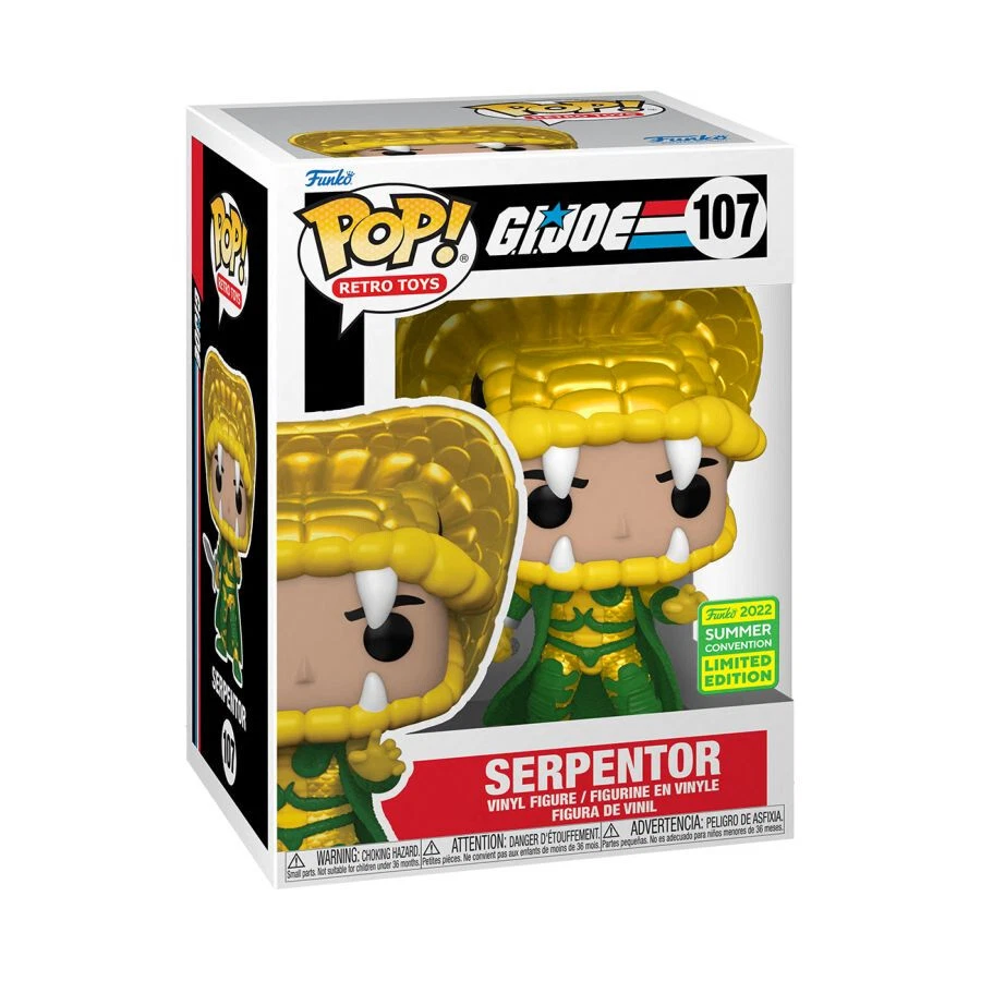 G.I. Joe - Serpentor SDCC 2022 Exclusive Pop! Vinyl [RS]-FUN65252-1 - Image 1 of 1