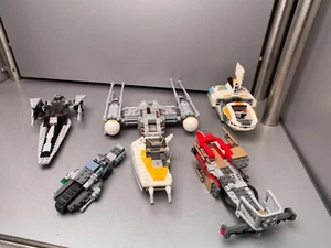 Used LEGO Star Wars Lot Phantom, Y-Wing, V-Wing, Pasaana Speeder Chase 75170 - Picture 1 of 4