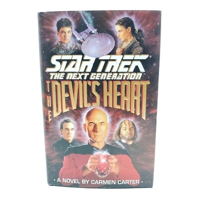 STAR TREK Next Generation "Devil’s Heart" Carter 1993 Hardcover/ 1st Print FREE - Image 1 of 3