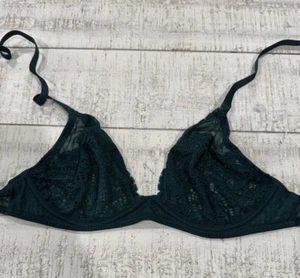 Neu mit Etikett Free People Boho Intimate FP smaragdgrüner Bügel-BH, Größe 34B FP4 - Bild 1 von 4