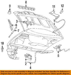 CHRYSLER OEM Hood-Hinge Right 4583734 - Picture 1 of 1