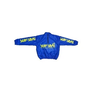 Chaqueta cortavientos vintage años 90 estilo surf estampado 1/4 cremallera pulóver patín retro - Imagen 1 de 9