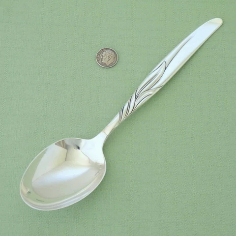 Mid Century TOWLE Sterling Silver SOUTHWIND Solid SERVING Spoon 8 3/4" No Mono Cover