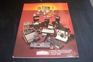 Vintage 1980 Eveready Battery Photo Calculator Catalog - Foto 1 di 1