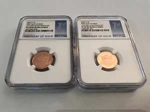 Centavo Lincoln 2015 y 2016-S "F.D.O.I." NGC PF69 RD ULTRA CAMAFEO - Imagen 1 de 4