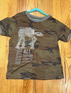 STAR WARS AT-AT Walker Camouflage T-shirt Youth XL Disney parks - Picture 1 of 9