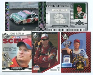 Lote de 5 tarjetas coleccionables Dale Earnhardt Jr. NASCAR DRIVER RACECAR RACING (LOTE 37) - Imagen 1 de 1
