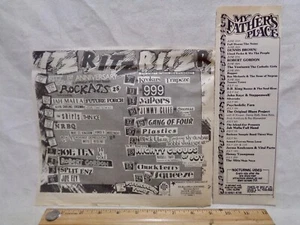 " Madonna Lurking " vintage concert ads RITZ 1981 My Father's Place 1981 READ ! - Picture 1 of 3