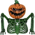 Ground Breaking Pumpkin Skeleton Groundbreaker Halloween Prop Haunted House