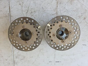 2009 YAMAHA RHINO 700 FRONT HUB BRAKE DISC LEFT + RIGHT SIDES - Picture 1 of 2