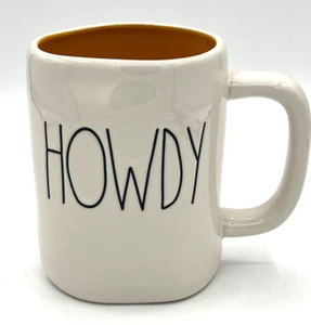 Rae Dunn Toy Story Sheriff Woody Ceramic Mug Howdy Double Sided Disney Pixar - Picture 1 of 15