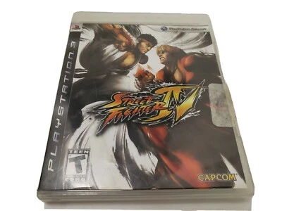 Street Fighter IV 4 (PlayStation 3 PS3  MINT Complete CIB Manual Black Label - Image 1 of 4