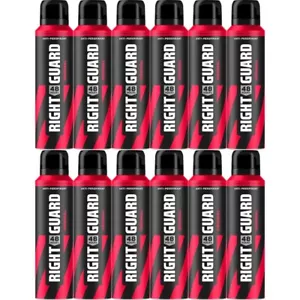 Right Guard Mens Anti Perspirant Deodorant Original 150ml x 12 - Picture 1 of 7