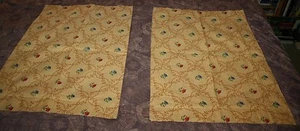 PAR de fundas de almohada Jacquard bordadas doradas 29x19 - Imagen 1 de 10