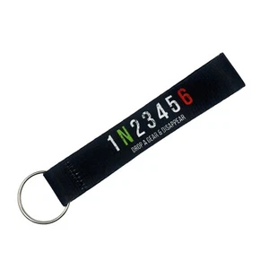Drop A Gear and Disappear 5.5x1.0 Inch Keychain For Bikers and Car Enthusiasts - Picture 1 of 1