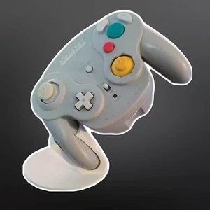 3D Printed Display Angled Stand Holder for Nintendo GameCube Wireless Controller - Picture 1 of 9