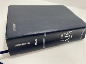 NIV Study Bible Zondervan Bonded Leather Black 2002 New International Version - Bild 1 von 11